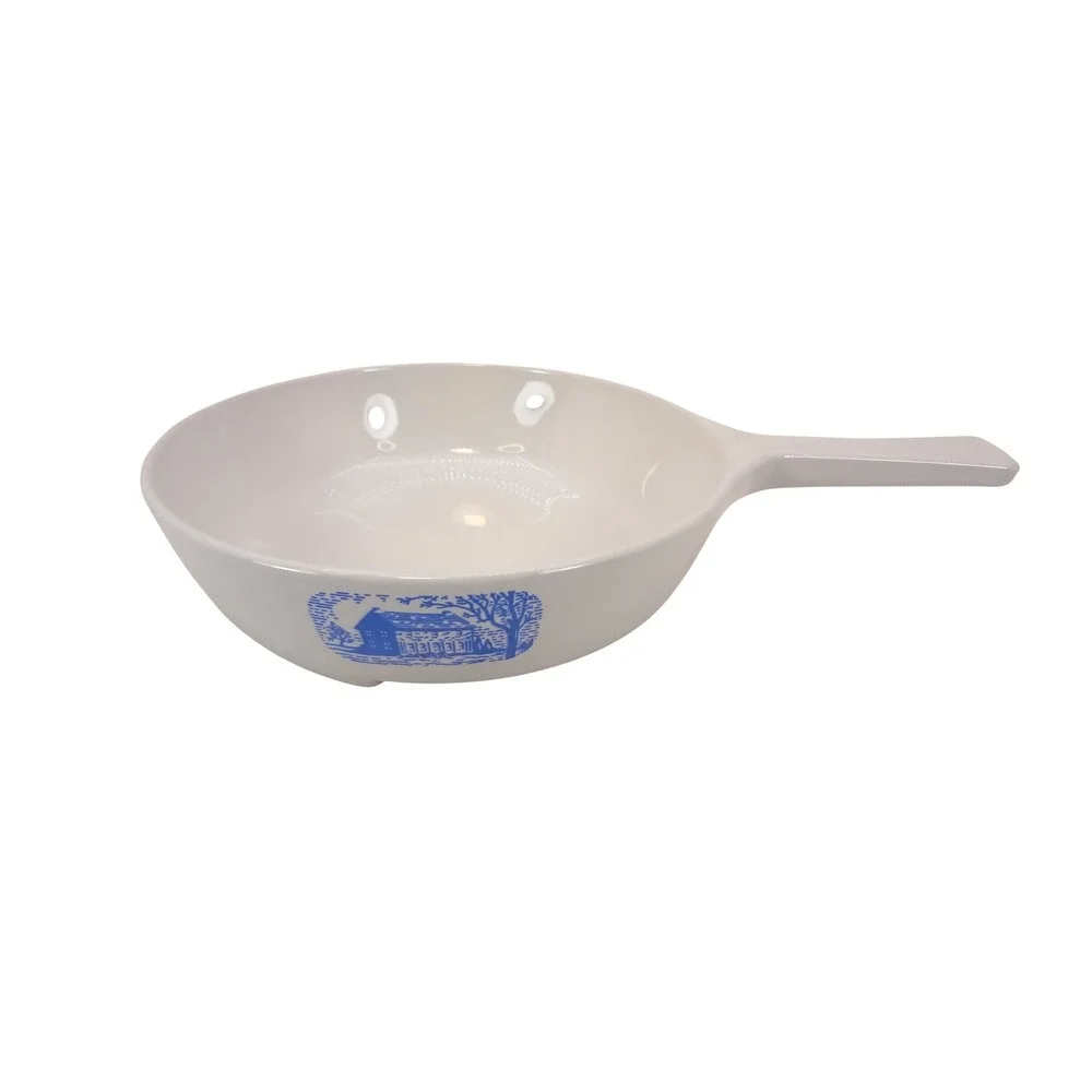 Corning Amana Radarange Browning Skillet Small Blue Colonial House‎ Vintage